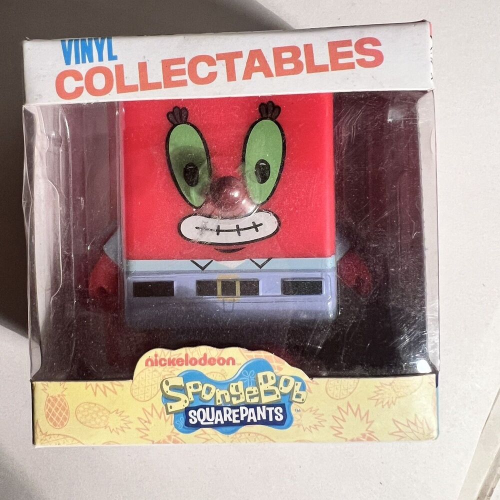 Spongebob Squarepants MR.KRABS 3" Vinyl COLLLECTIBLE RARE Viacom
